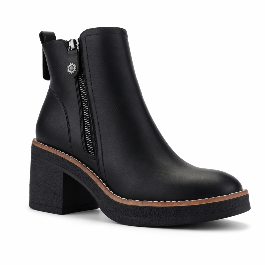 Botin Negro Mujer Casual Chalada Bricca 3