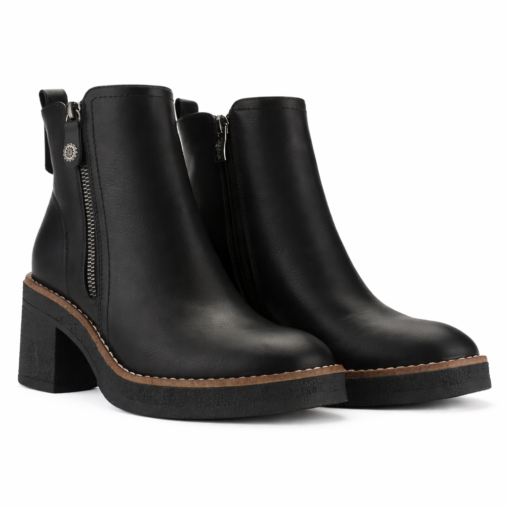 Botin Negro Mujer Casual Chalada Bricca 3
