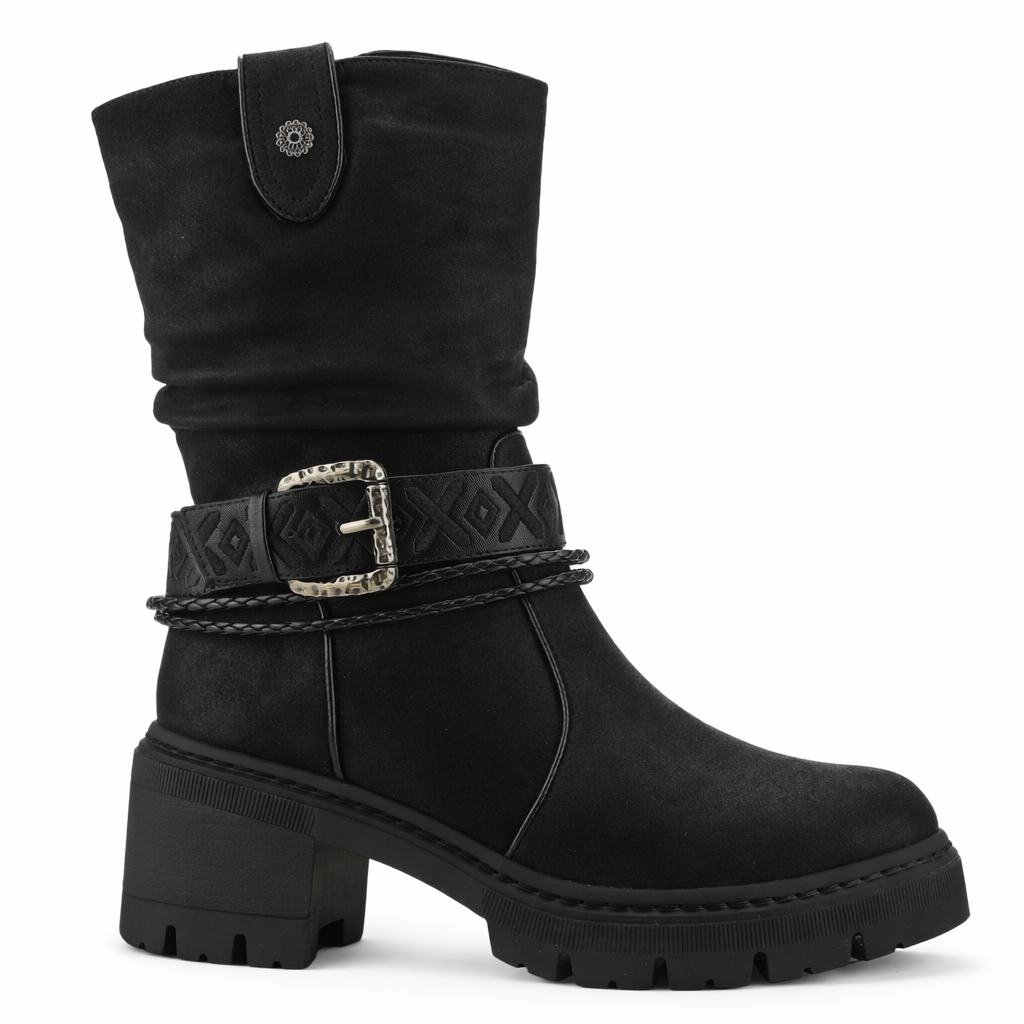 Botin Negro Mujer Casual Chalada Terra 2