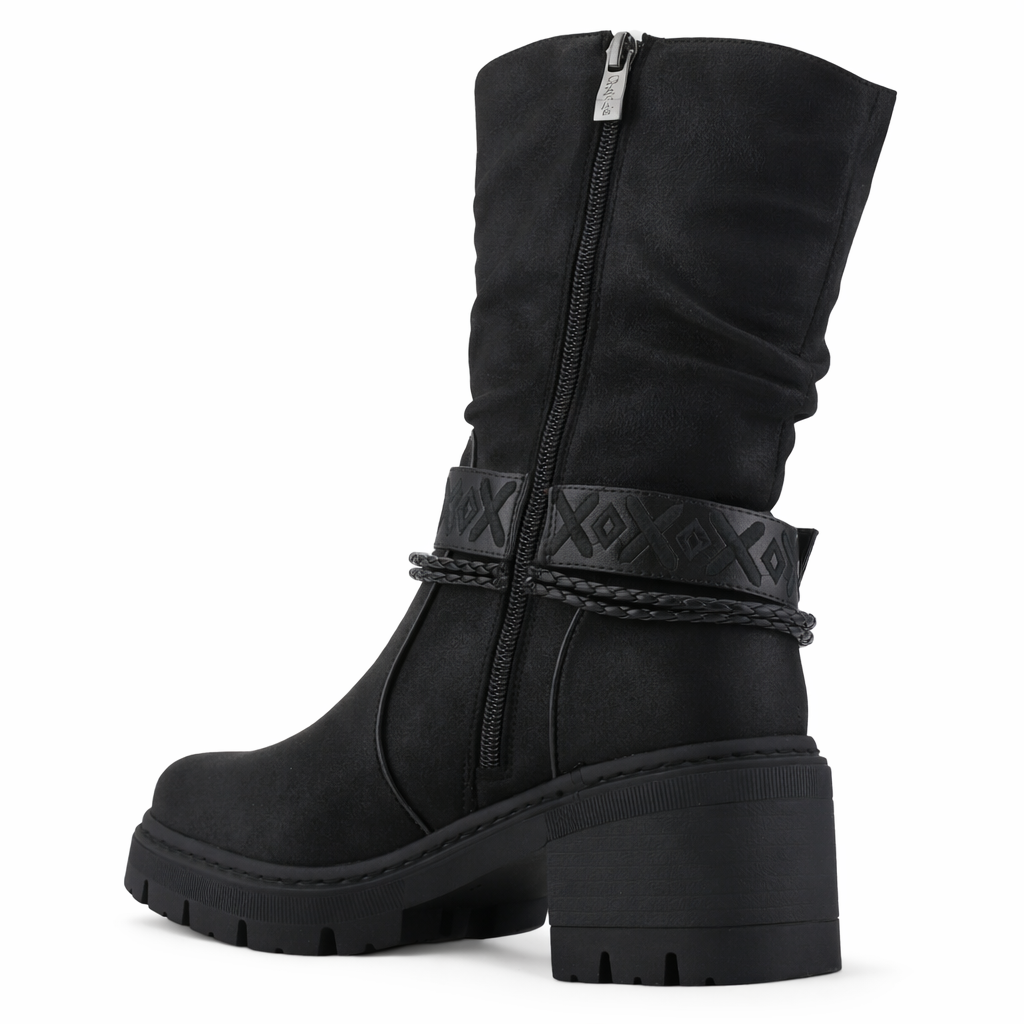 Botin Negro Mujer Casual Chalada Terra 2