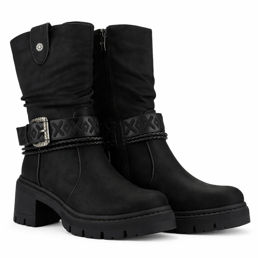 Botin Negro Mujer Casual Chalada Terra 2