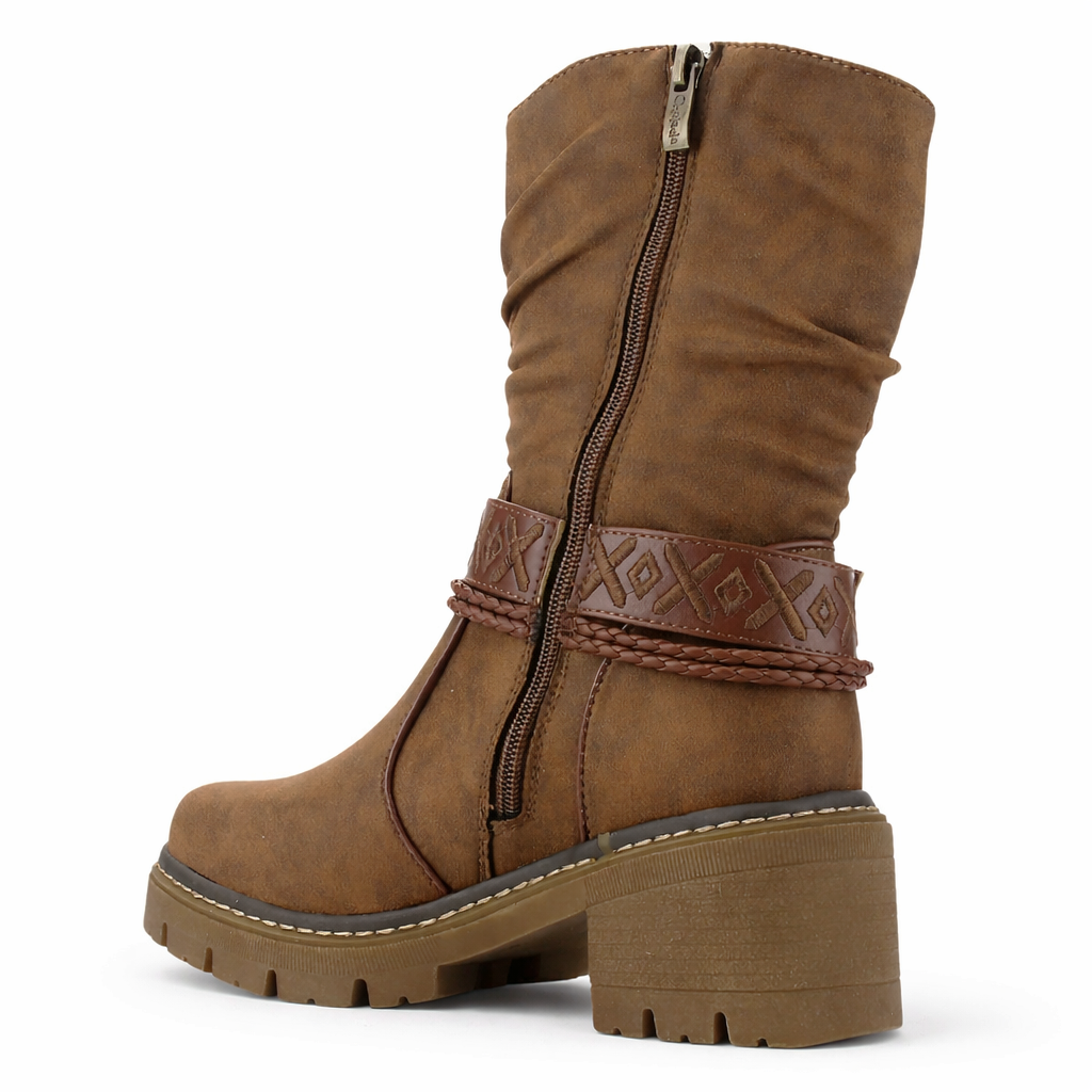Botin Tostado Mujer Casual Chalada Terra 2