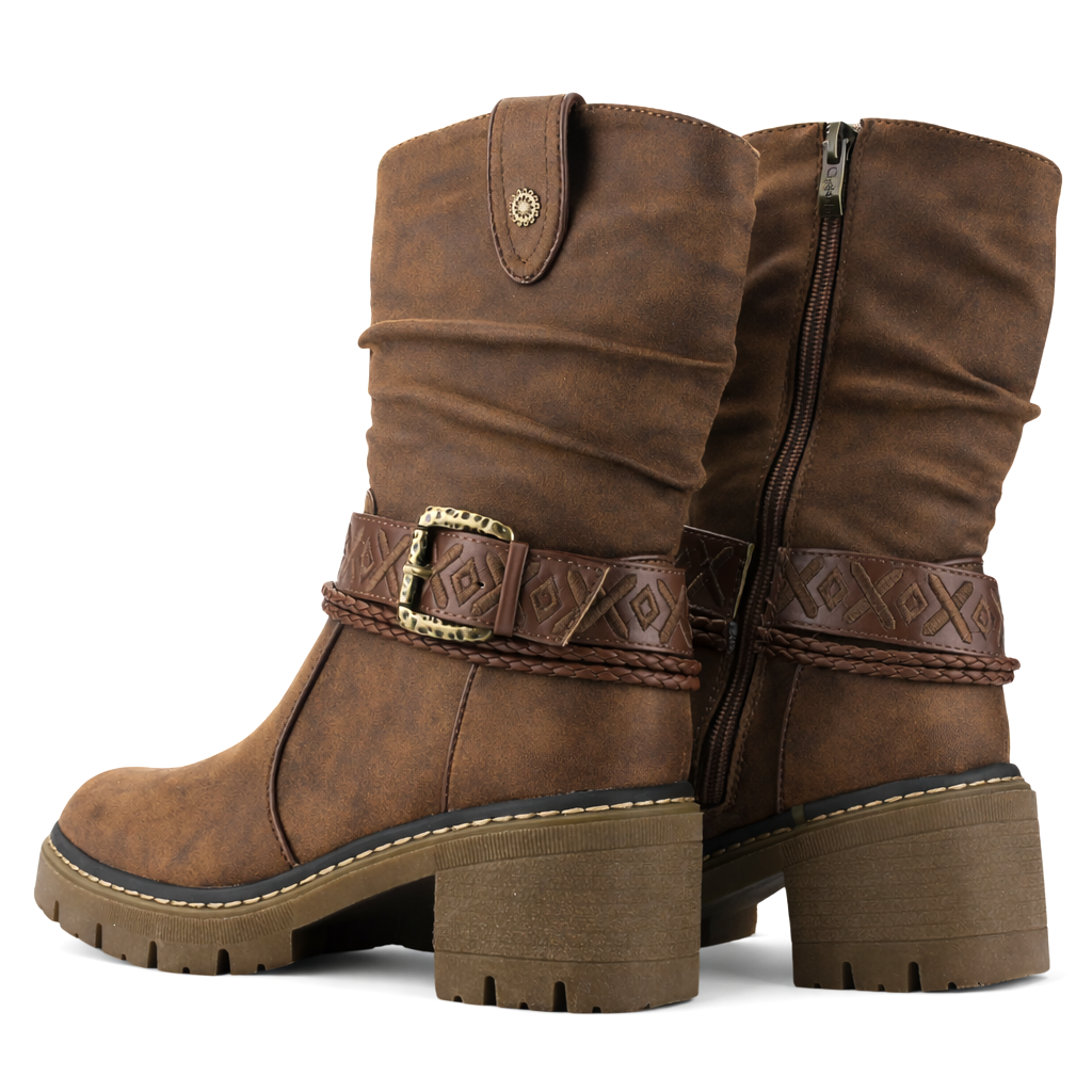 Botin Tostado Mujer Casual Chalada Terra 2