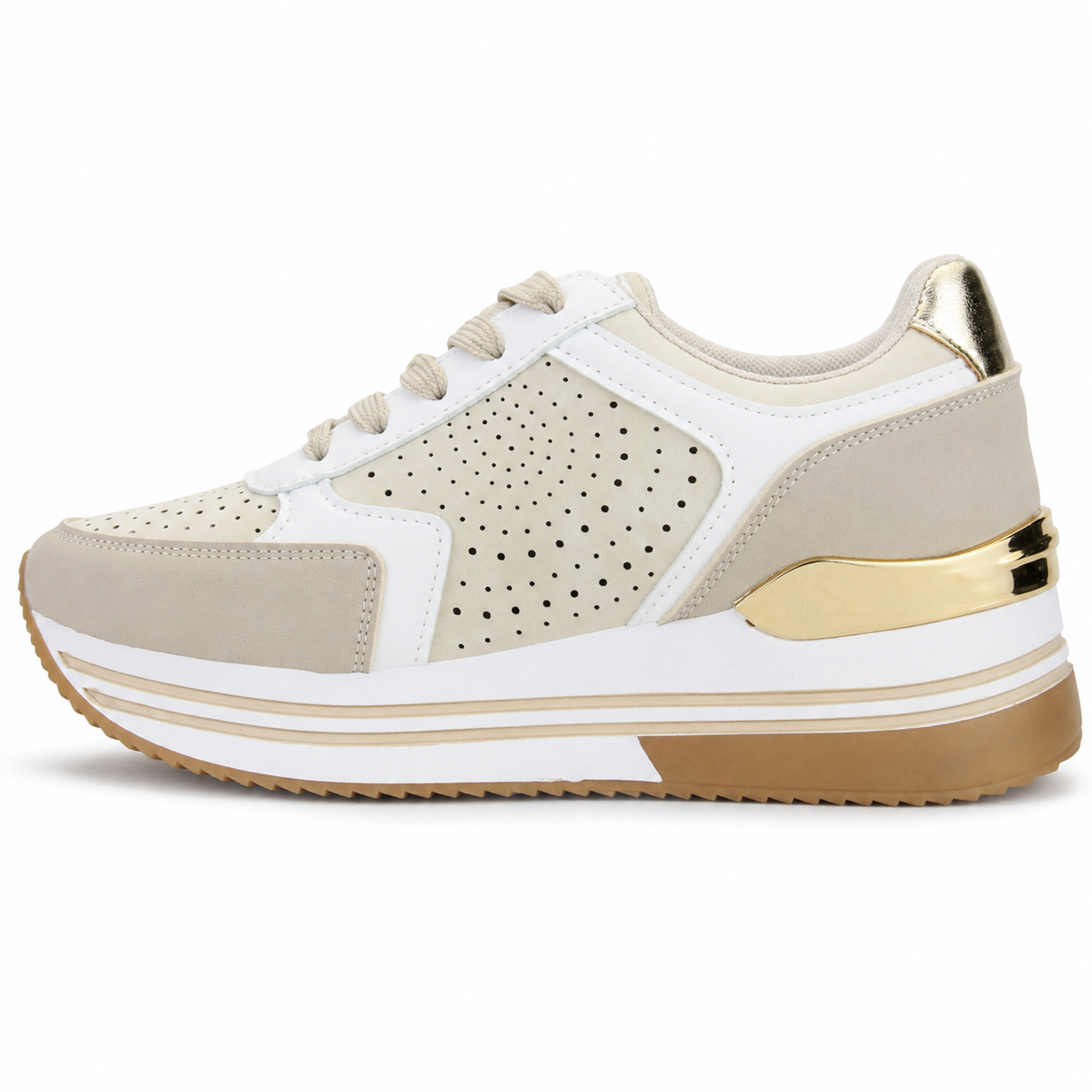 Zapatilla Beige Mujer Urbano Chalada Jettixlow