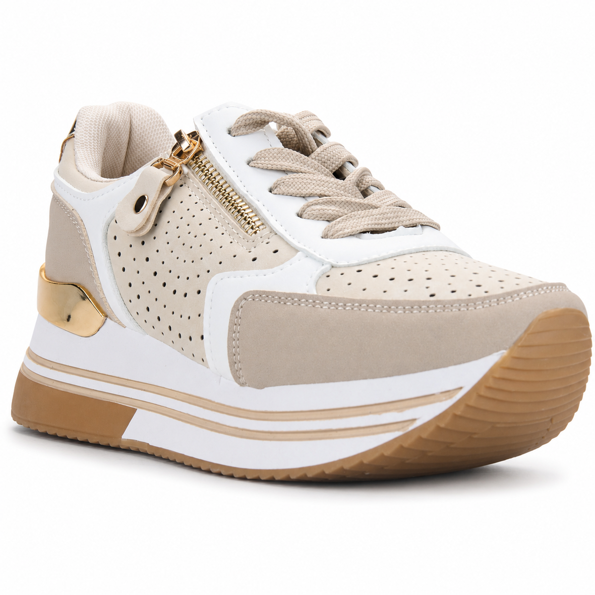 Zapatilla Beige Mujer Urbano Chalada Jettixlow