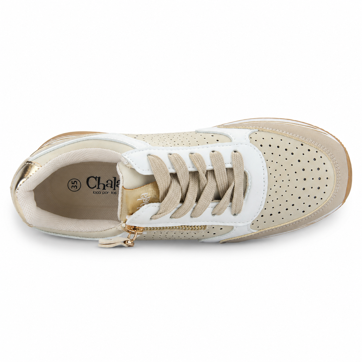 Zapatilla Beige Mujer Urbano Chalada Jettixlow