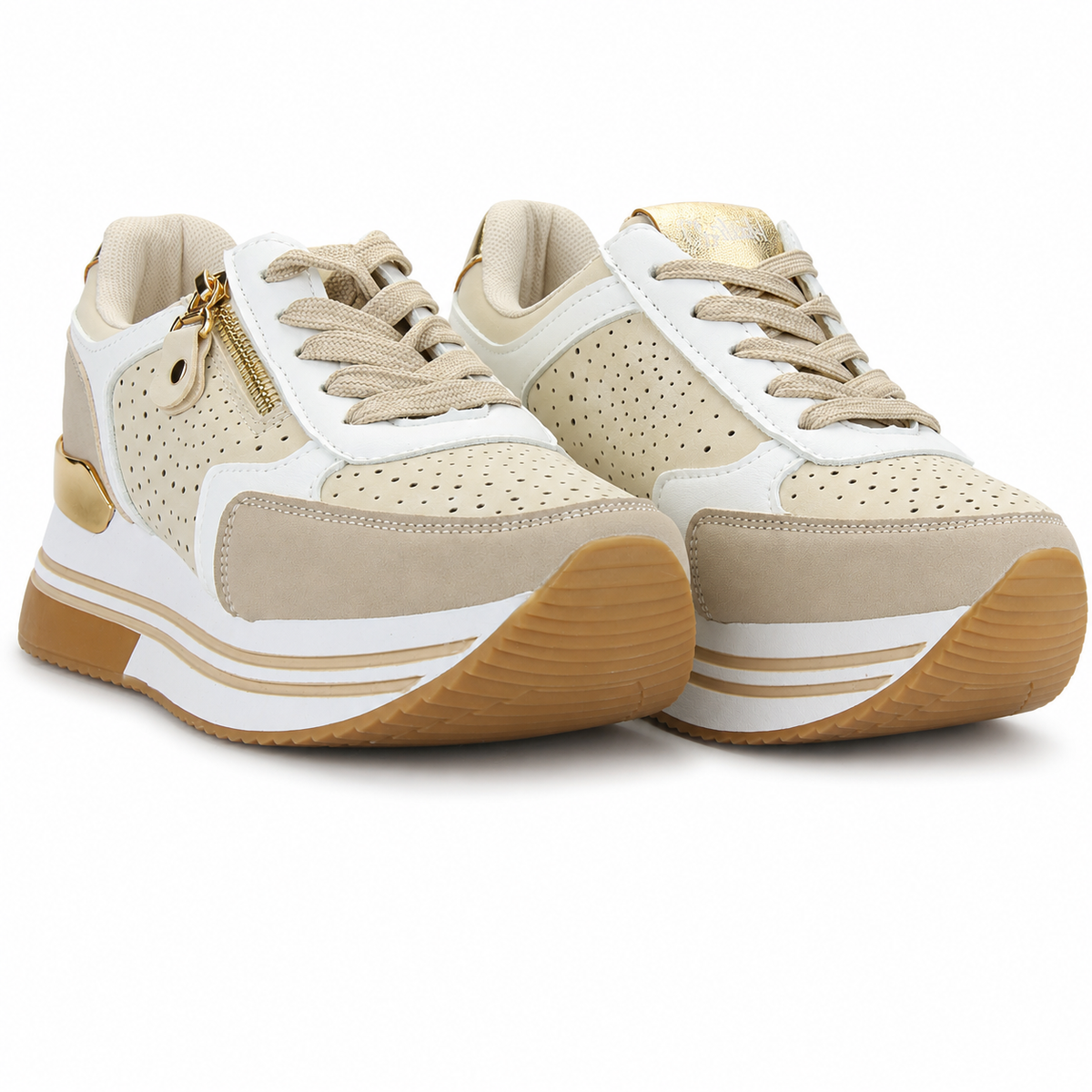 Zapatilla Beige Mujer Urbano Chalada Jettixlow