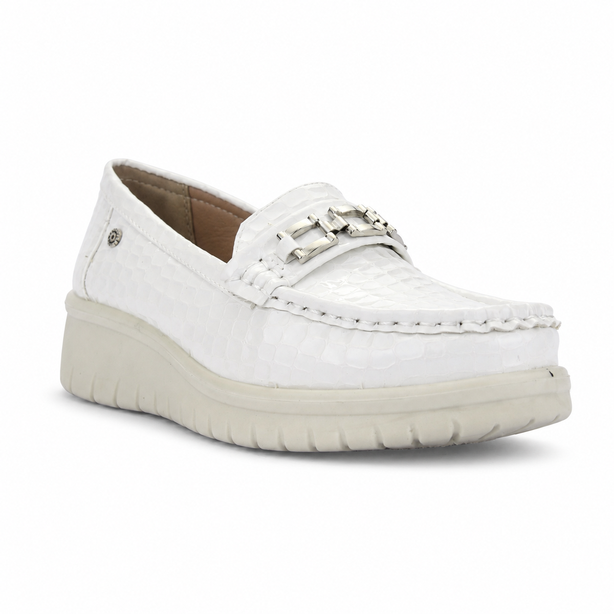 Mocasin Blanco Mujer Casual Chalada Rioja