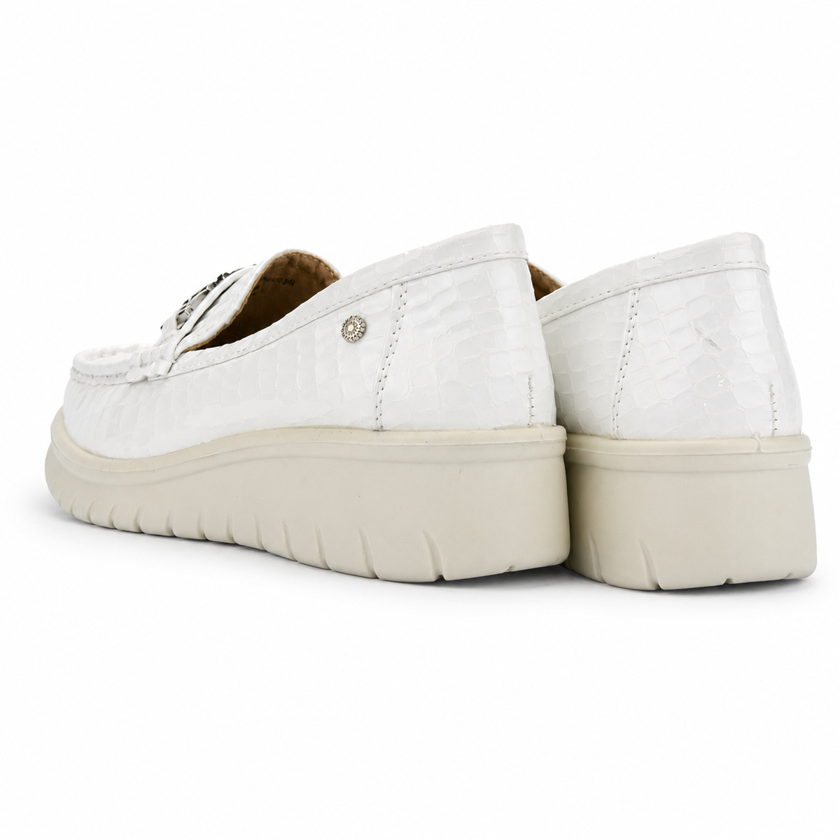 Mocasin Blanco Mujer Casual Chalada Rioja