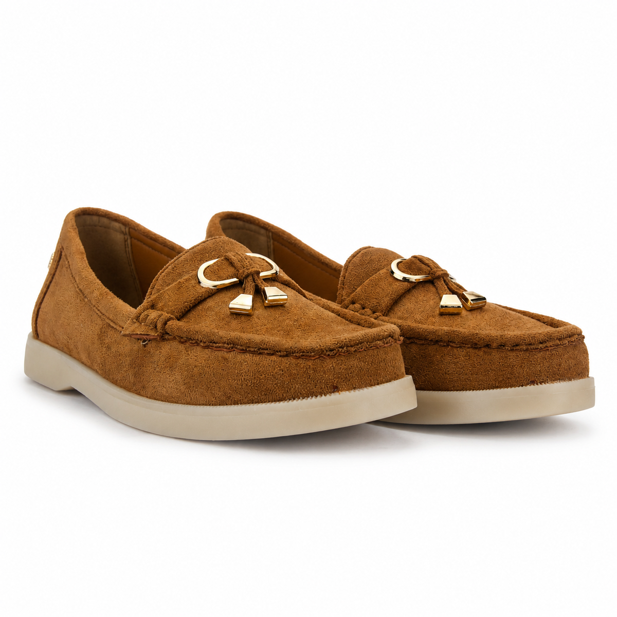 Mocasin Camel Mujer Casual Chalada Vela