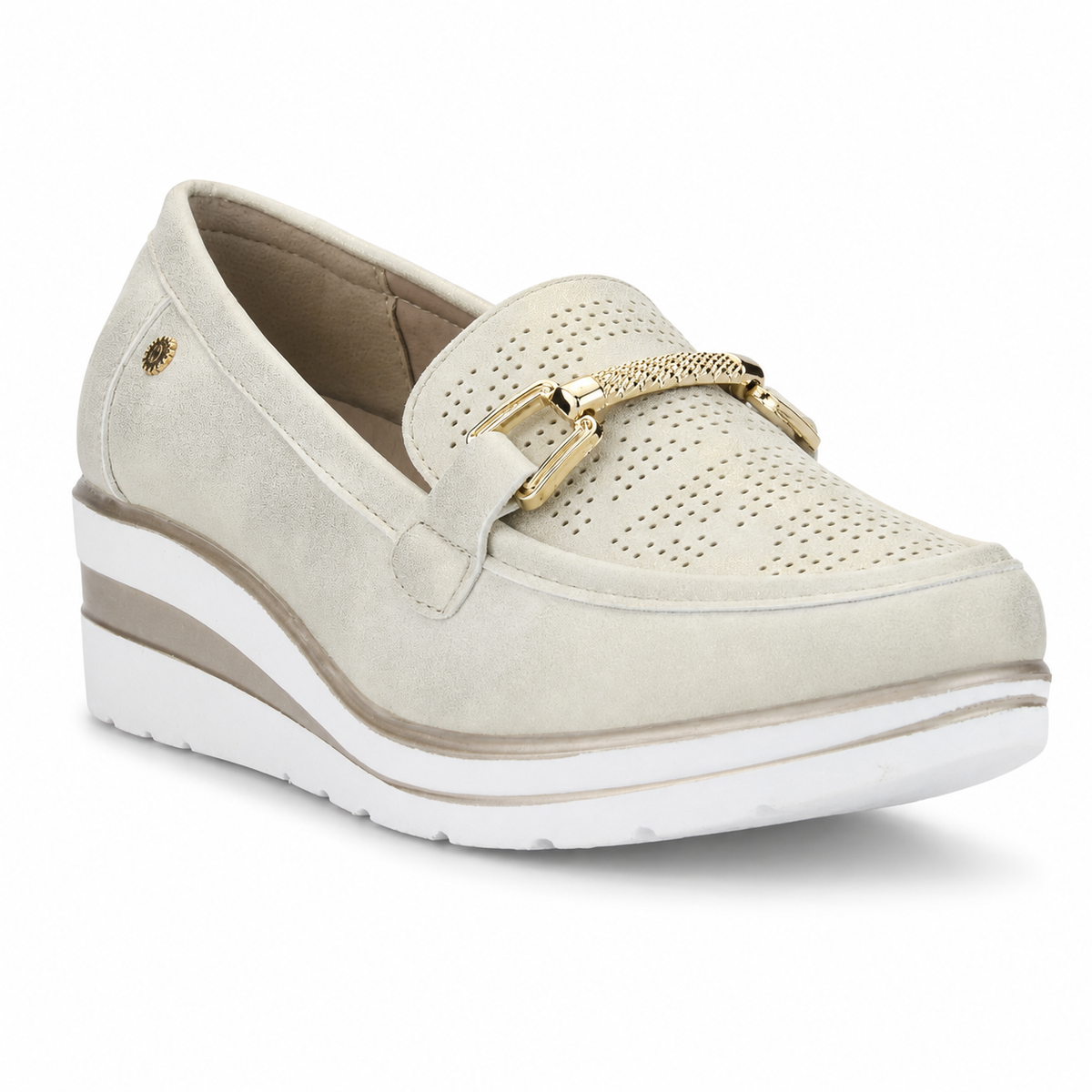 Mocasin Dorado Mujer Casual Chalada Zlat