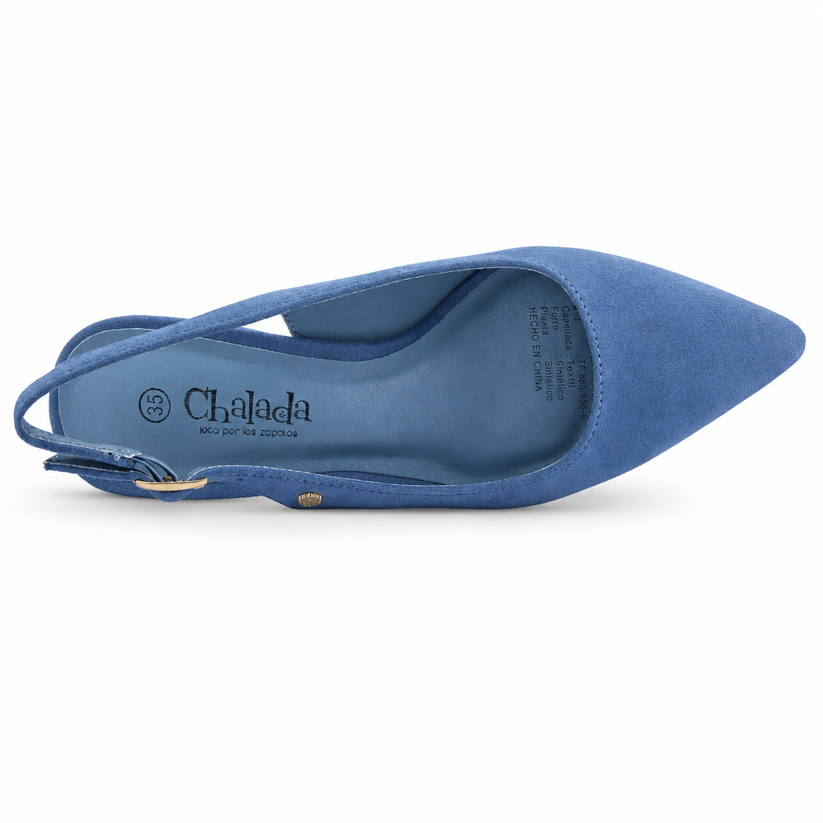 Zapato Azul Mujer Casual Chalada Faiza