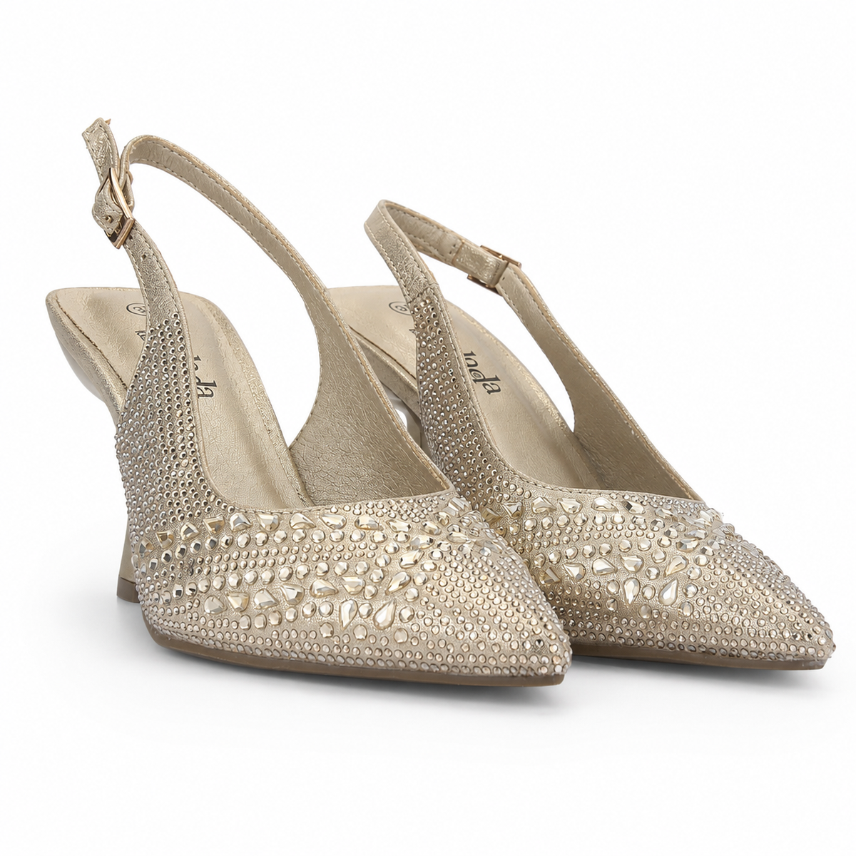 Zapato Dorado Mujer Casual Chalada Rebi