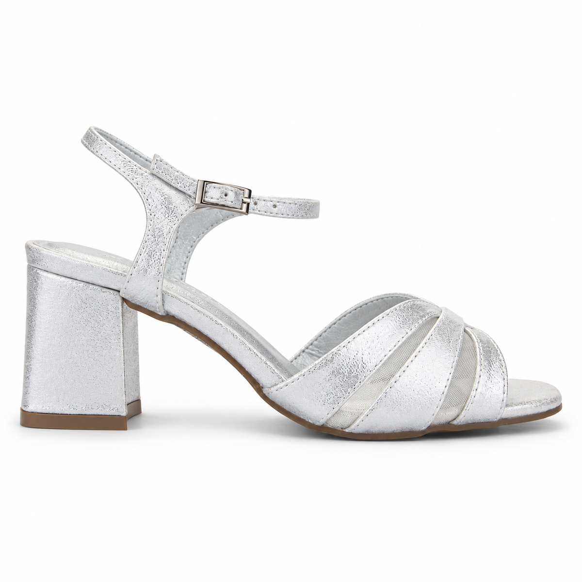 Sandalia Plateado Mujer Casual Chalada Vendra