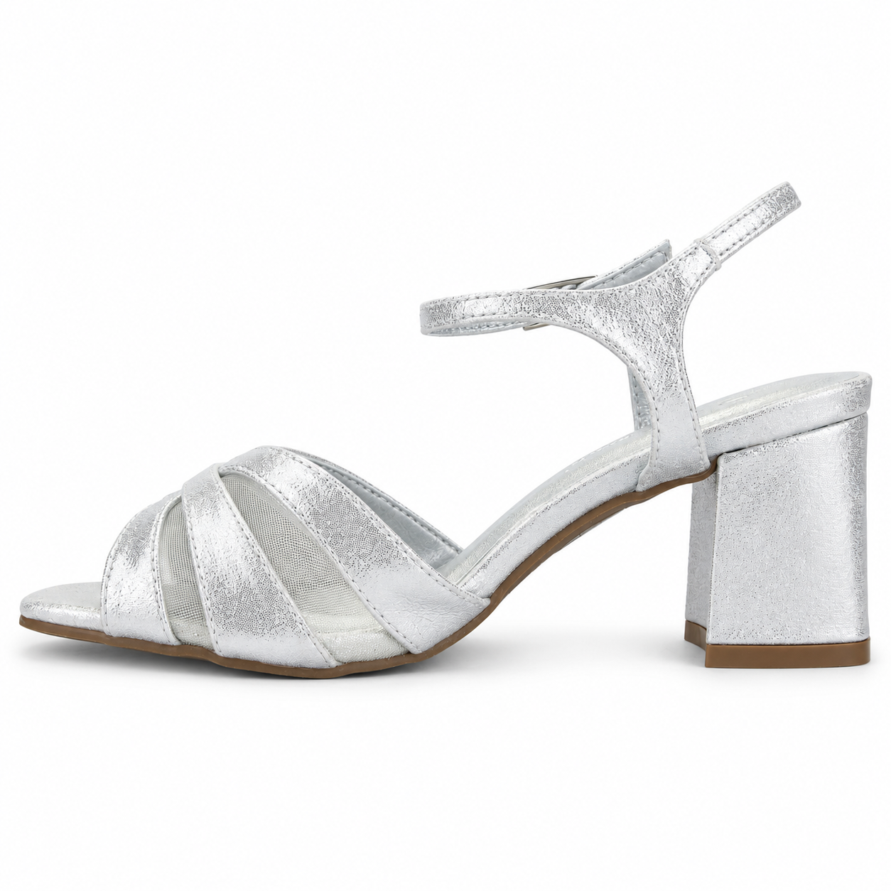 Sandalia Plateado Mujer Casual Chalada Vendra