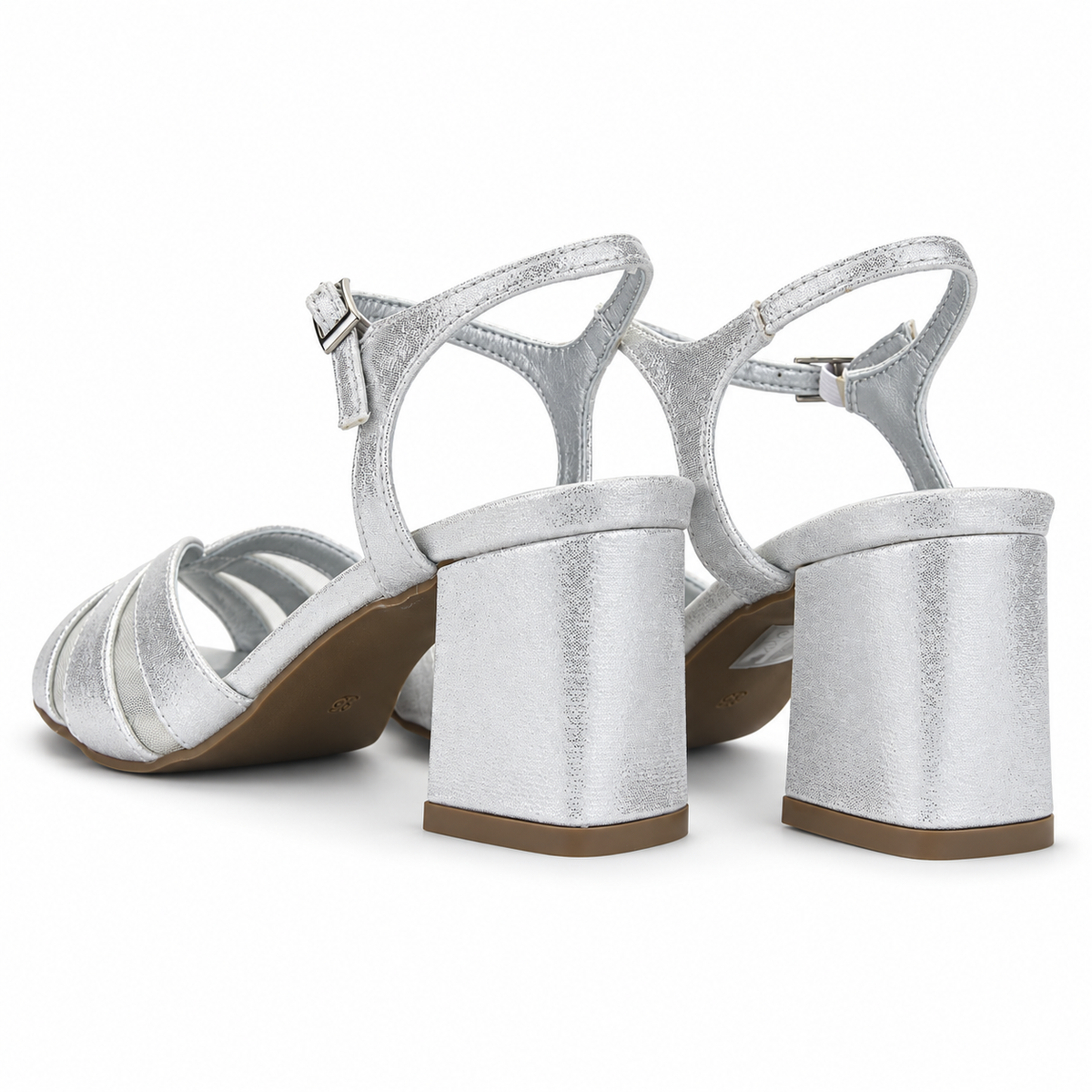 Sandalia Plateado Mujer Casual Chalada Vendra