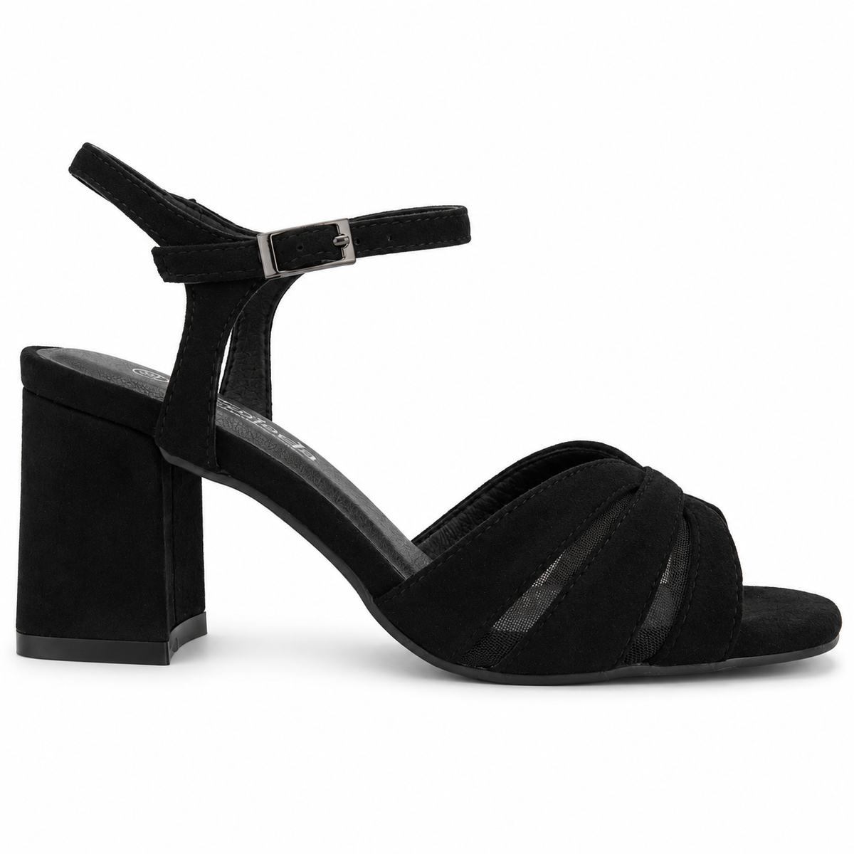 Sandalia Negro Mujer Casual Chalada Vendra
