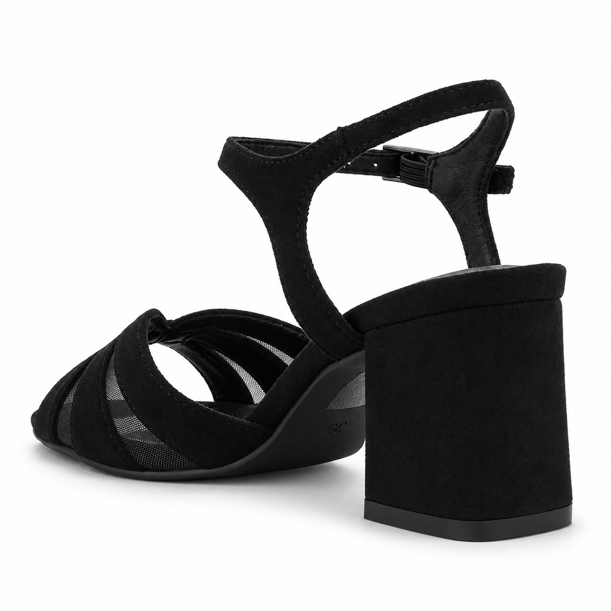 Sandalia Negro Mujer Casual Chalada Vendra