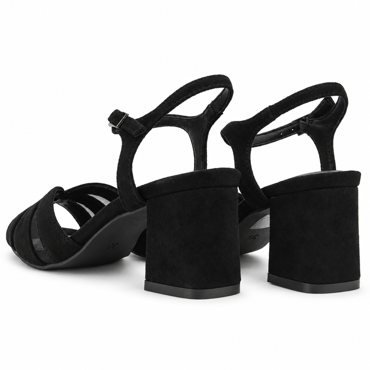 Sandalia Negro Mujer Casual Chalada Vendra
