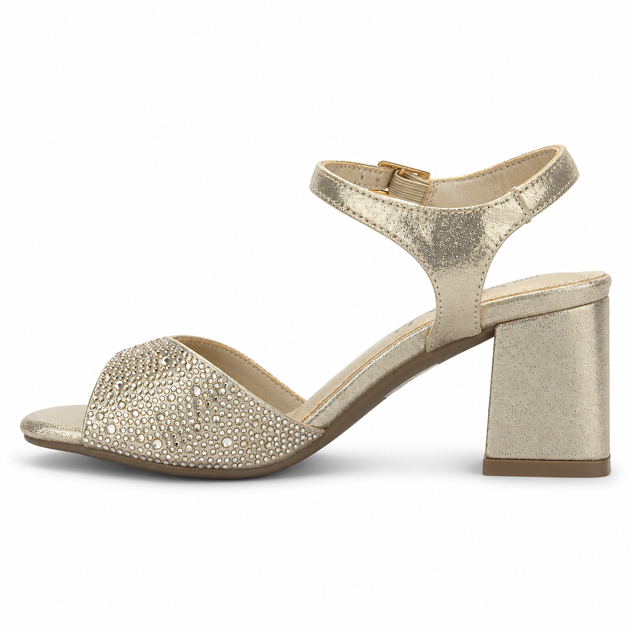 Sandalia Dorado Mujer Casual Chalada Vendra