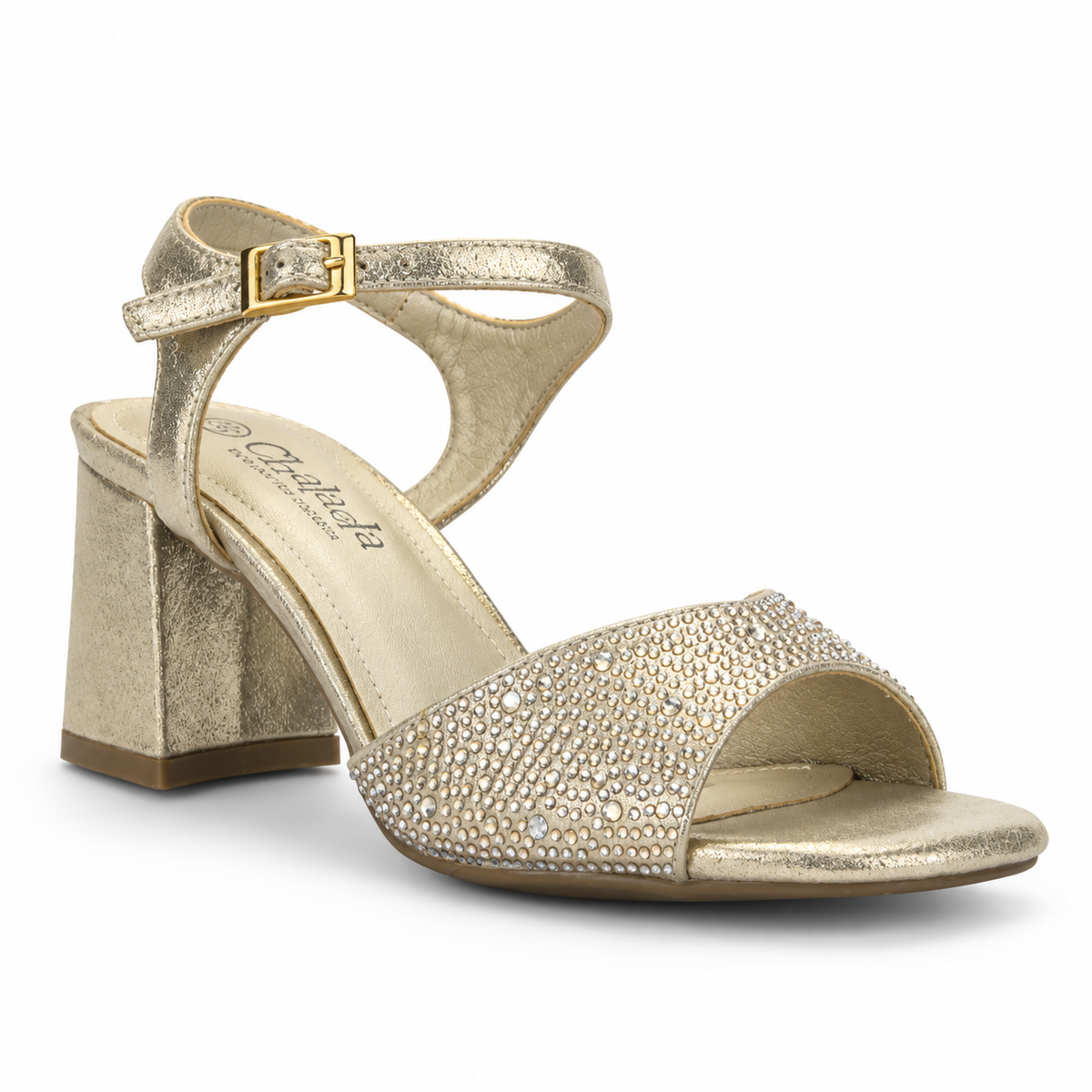 Sandalia Dorado Mujer Casual Chalada Vendra