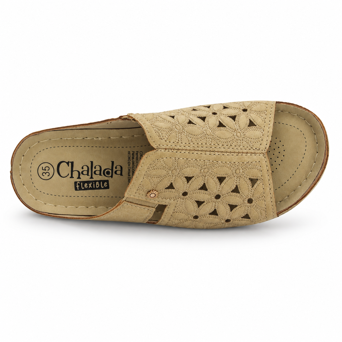 Sandalia Beige Mujer Casual Chalada Mulan