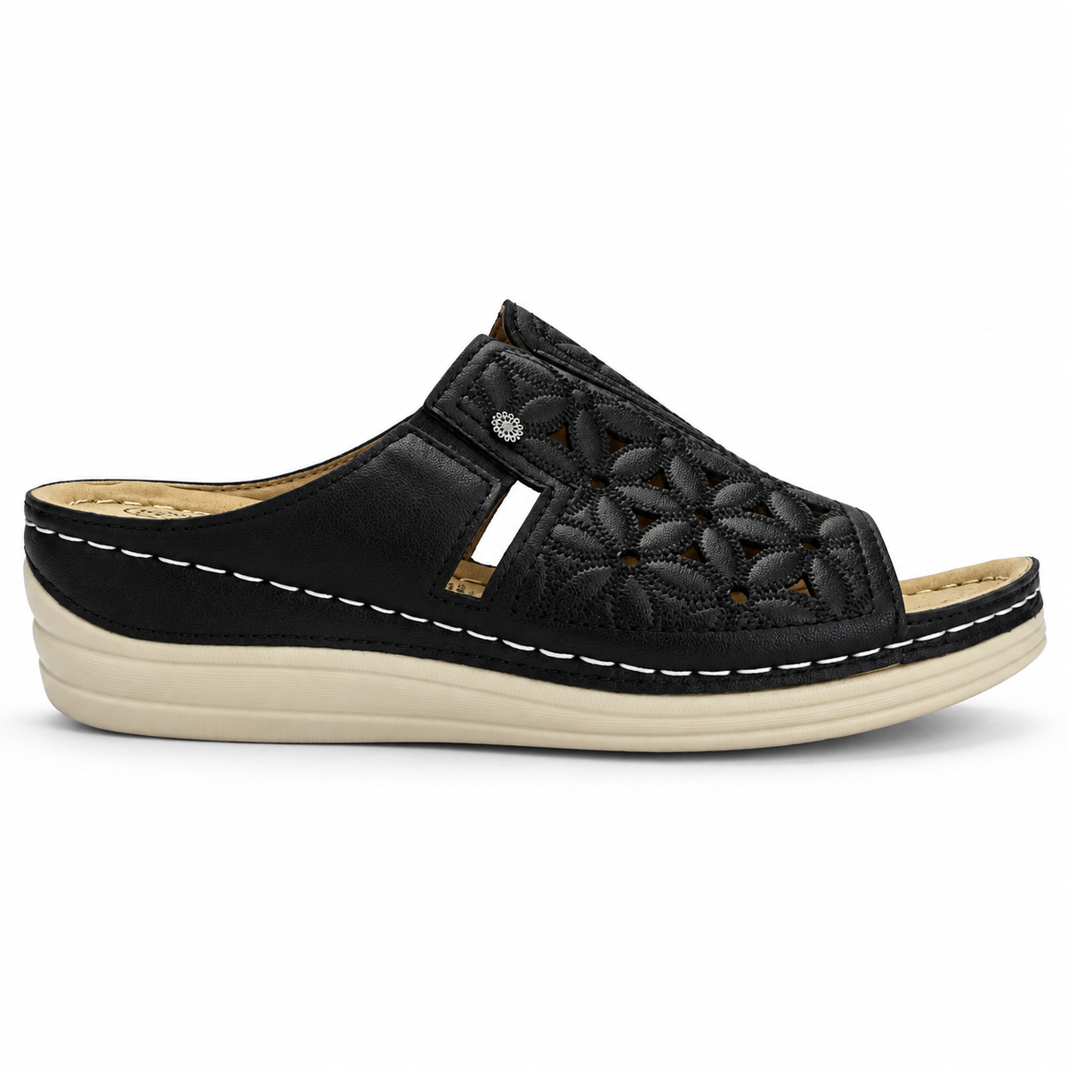 Sandalia Negro Mujer Casual Chalada Mulan