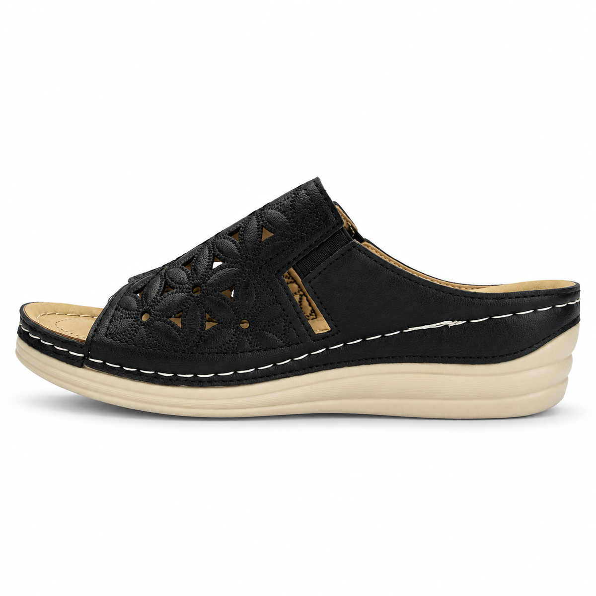 Sandalia Negro Mujer Casual Chalada Mulan