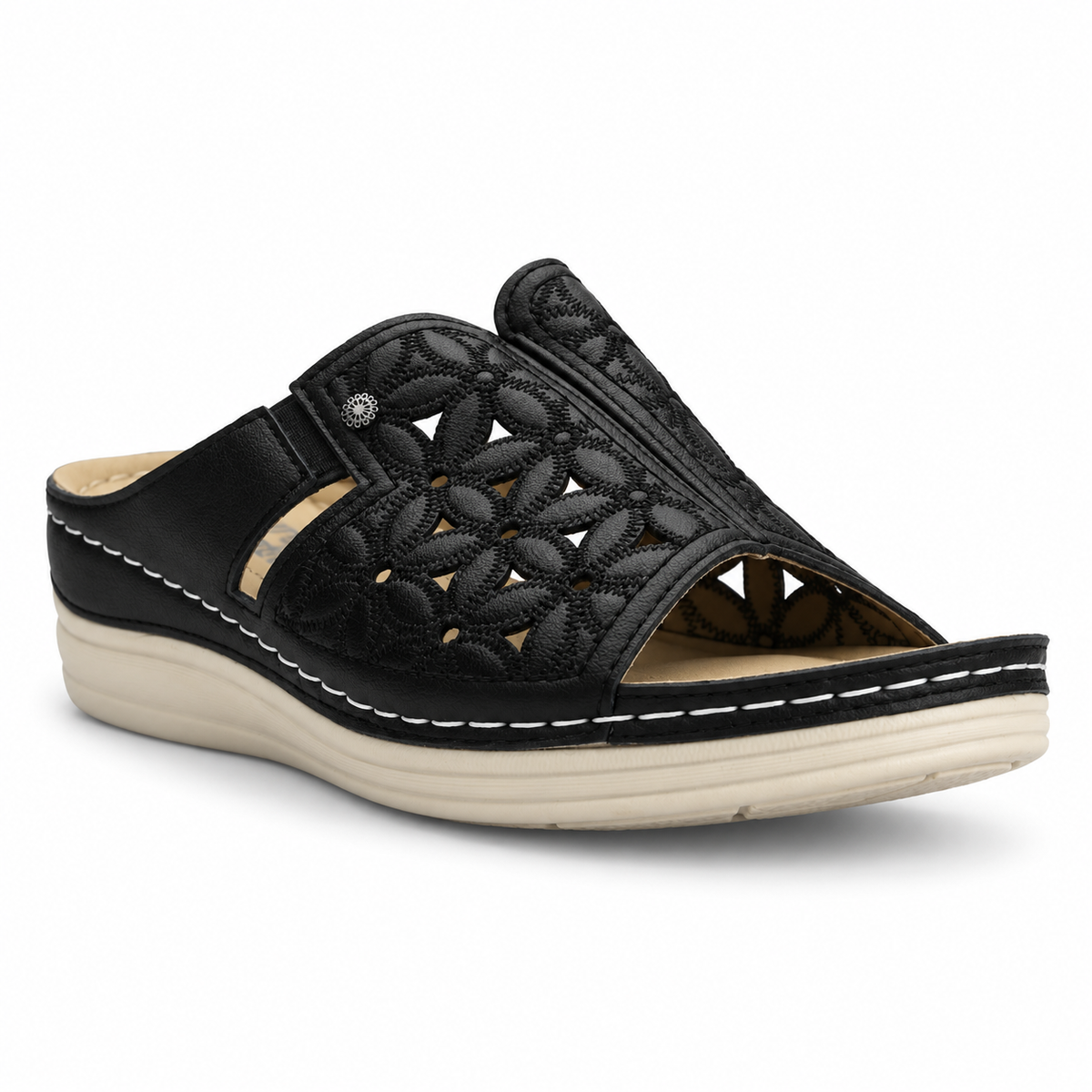 Sandalia Negro Mujer Casual Chalada Mulan