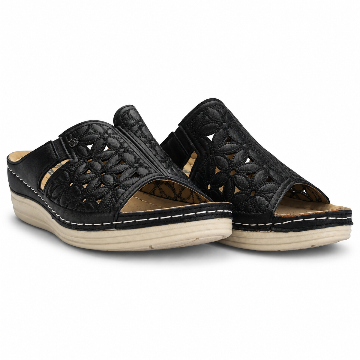 Sandalia Negro Mujer Casual Chalada Mulan