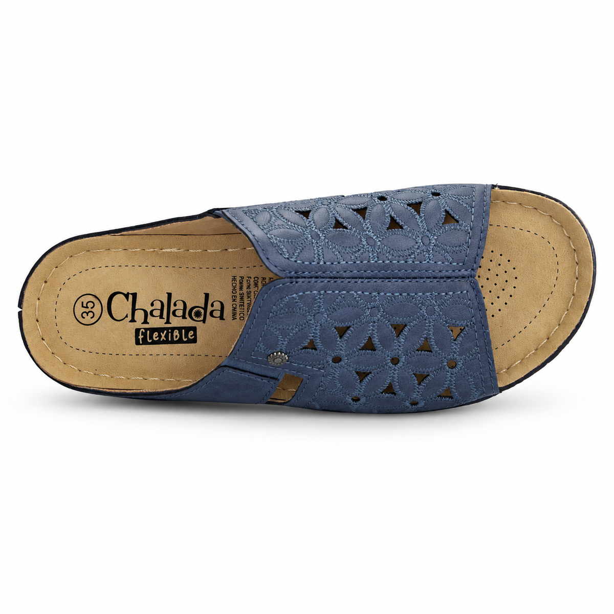 Sandalia Azul Mujer Casual Chalada Mulan