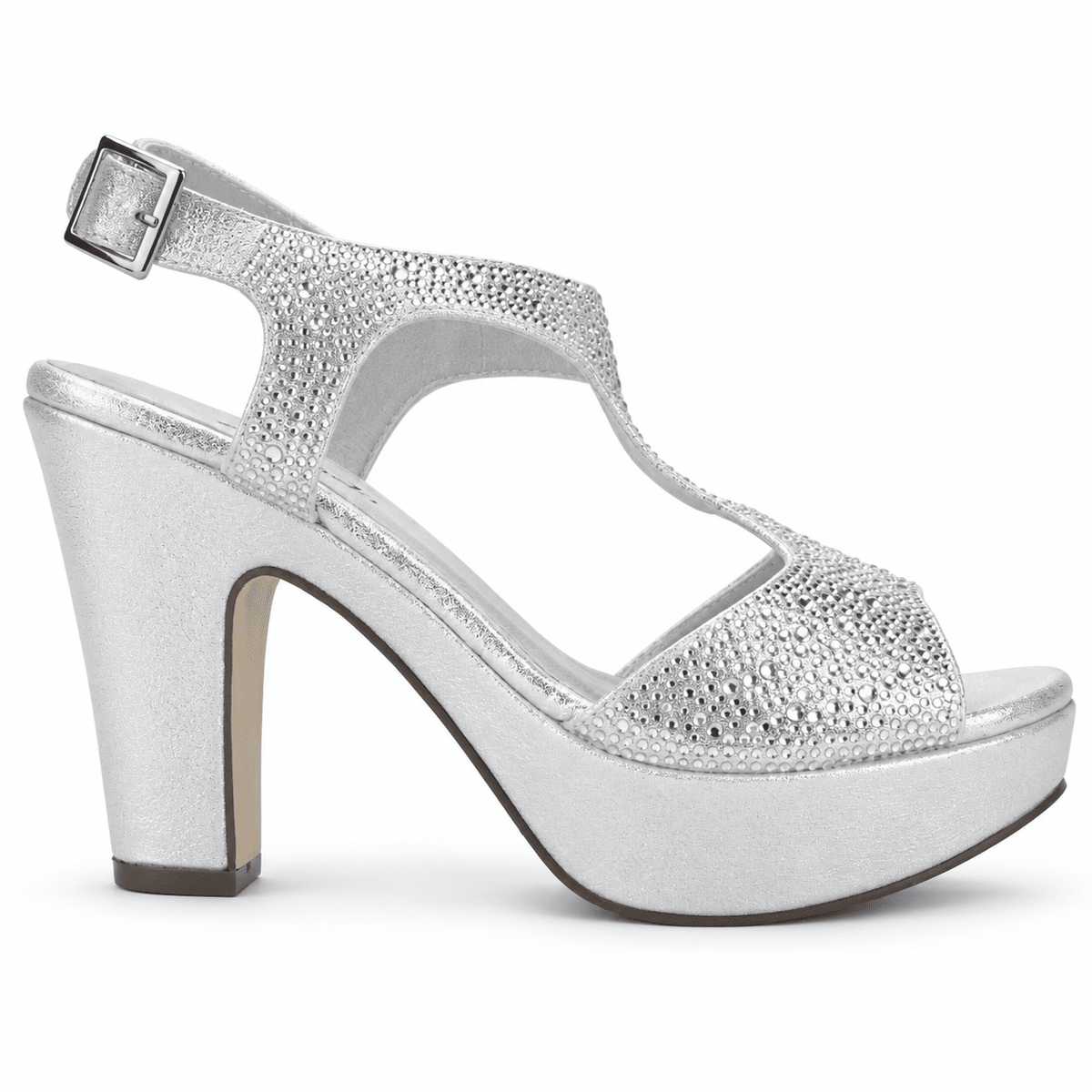 Sandalia Plateado Mujer Casual Chalada Cosimo