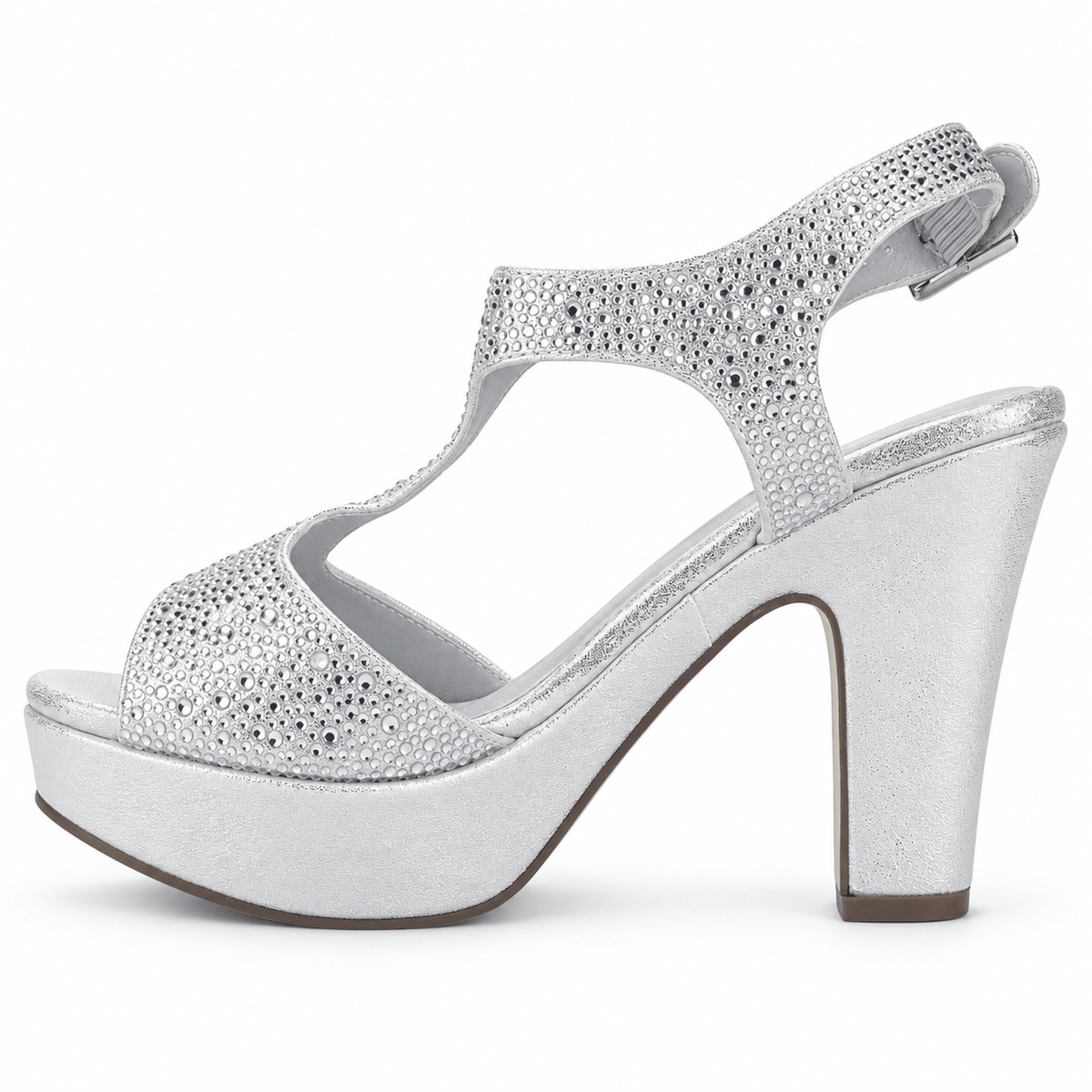 Sandalia Plateado Mujer Casual Chalada Cosimo