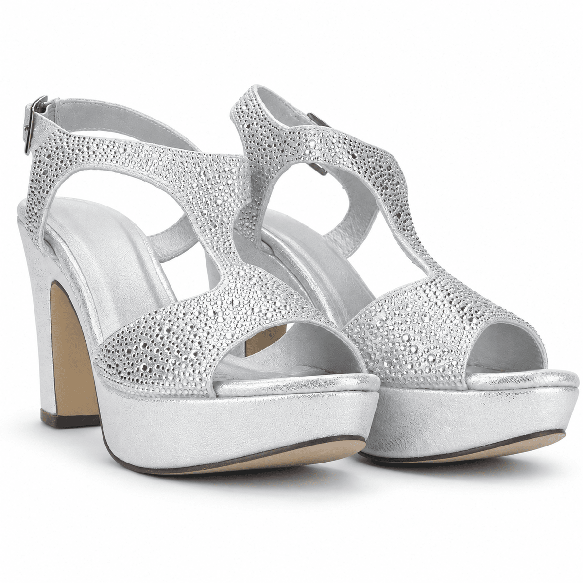 Sandalia Plateado Mujer Casual Chalada Cosimo