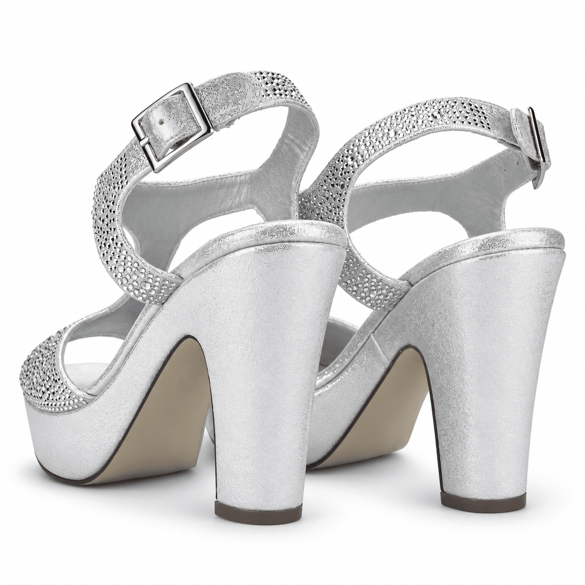 Sandalia Plateado Mujer Casual Chalada Cosimo