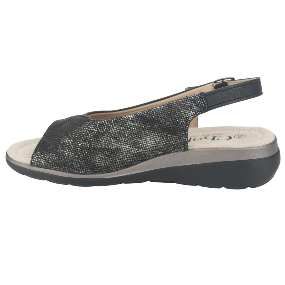 Sandalias Chalada Mujer Floro-5 Negro