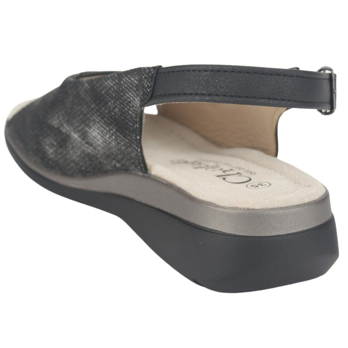 Sandalias Chalada Mujer Floro-5 Negro