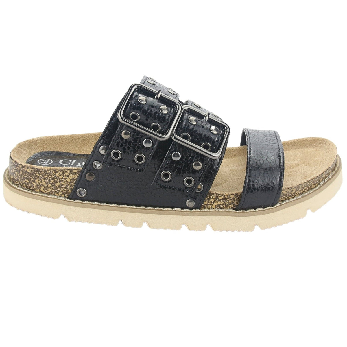 Sandalias Chalada Mujer Lila-12 Negro