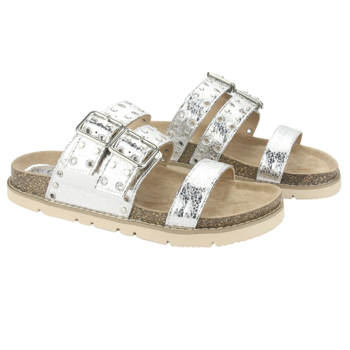 Sandalias Chalada Mujer Lila-12 Plateado