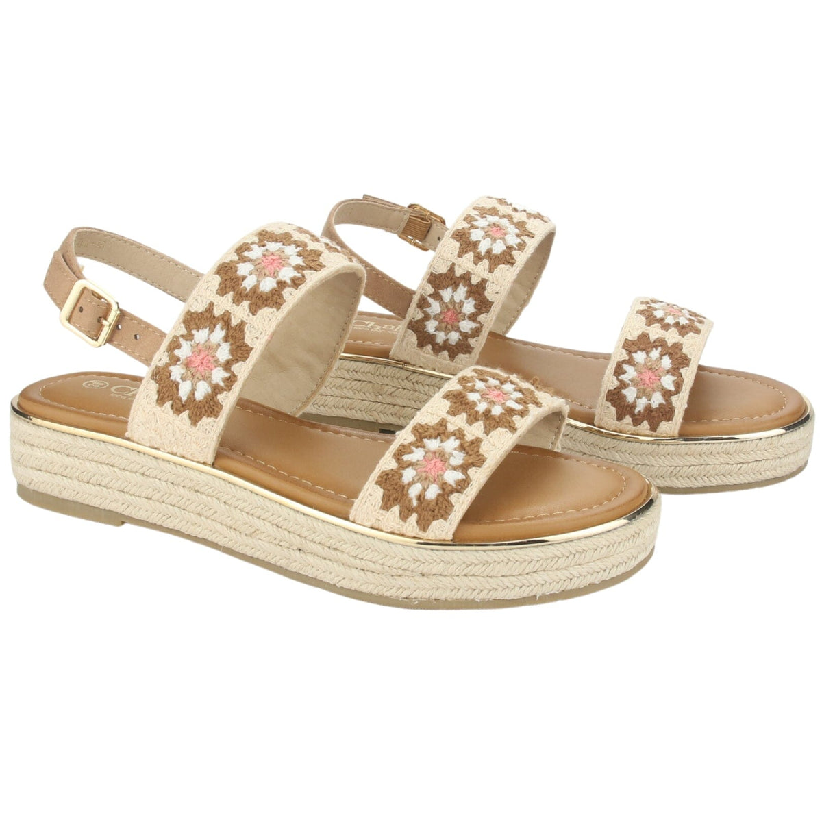 Sandalias Chalada Mujer 45-lila-16  Beige