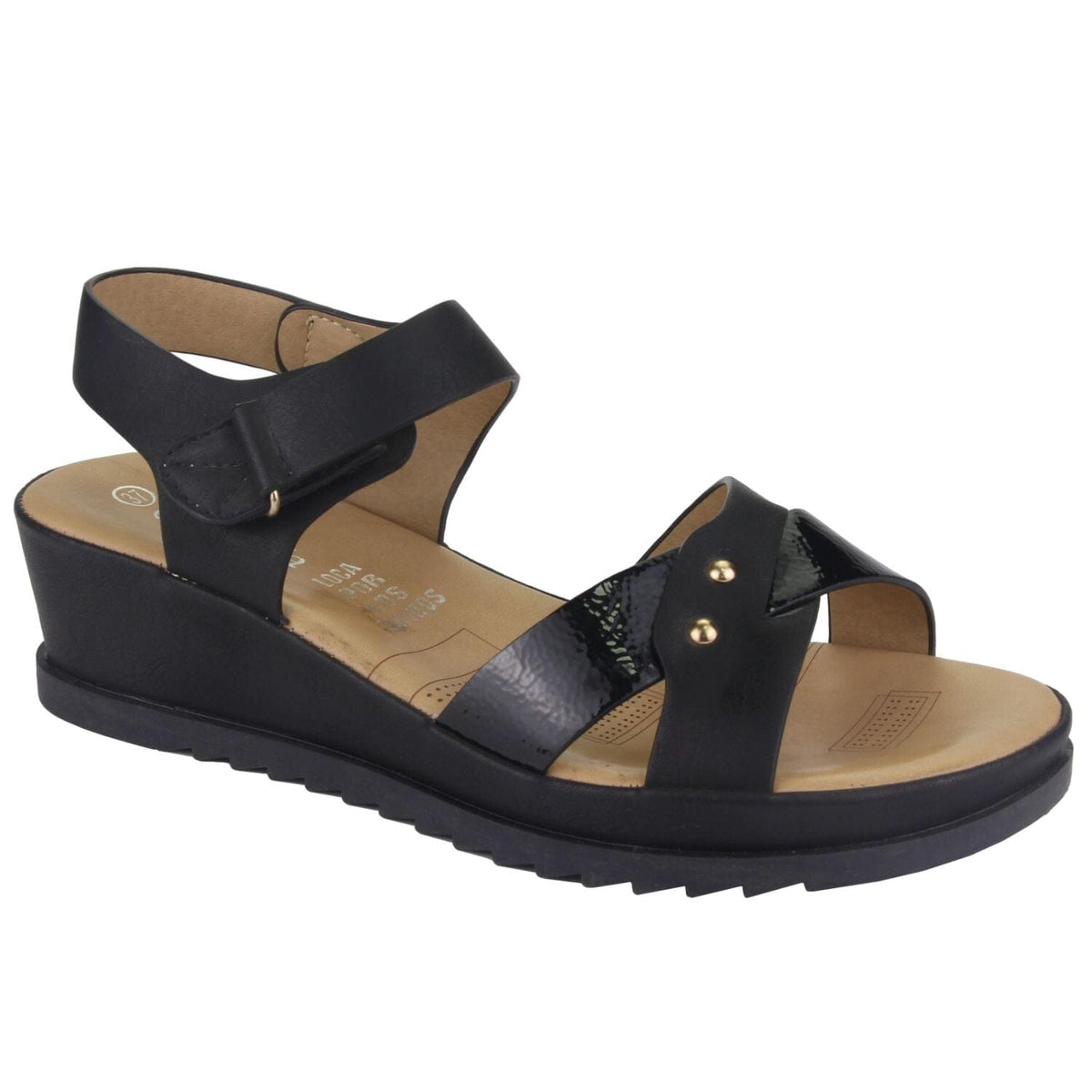 Sandalias Chalada Mujer 15-piura-11  Negro