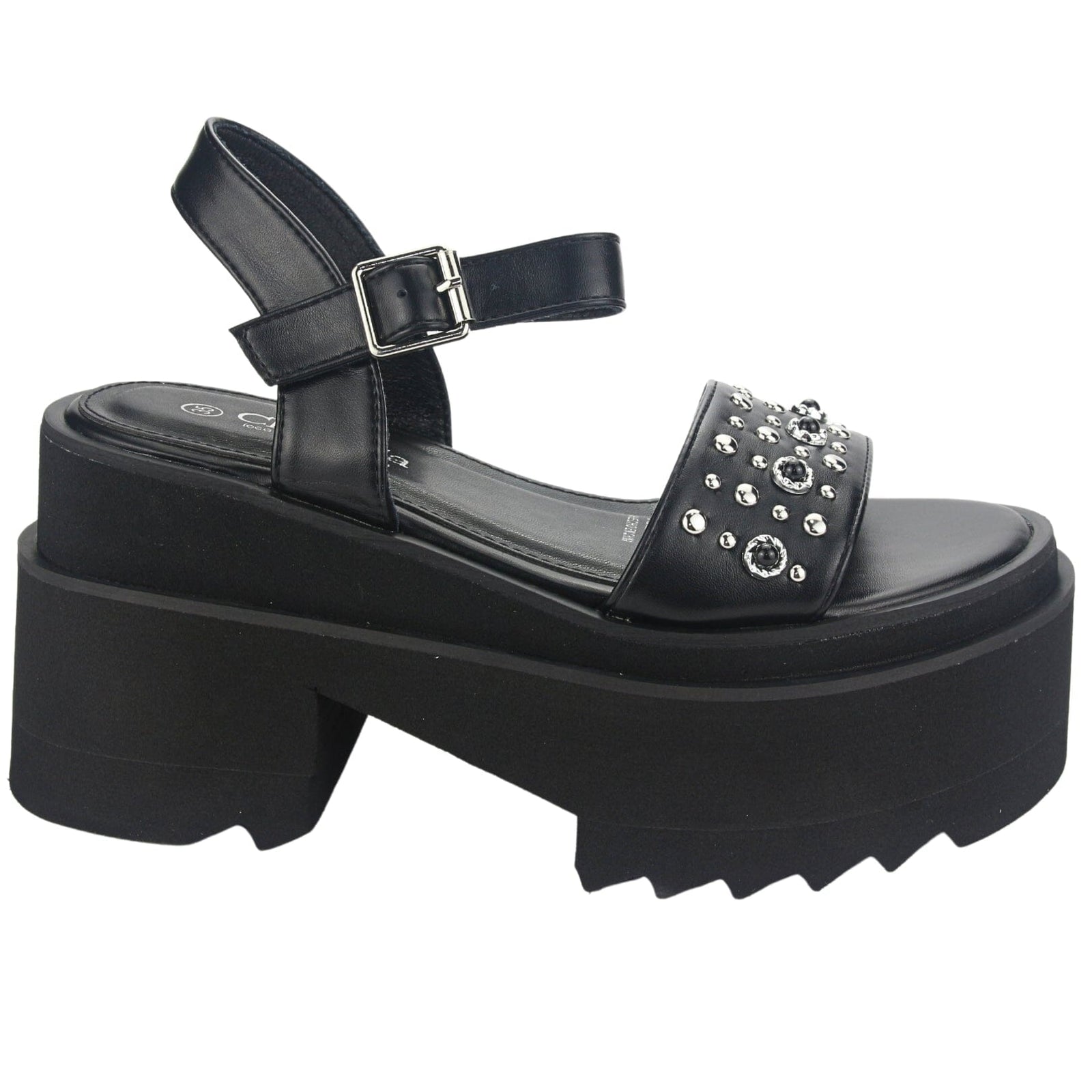 Sandalias Chalada Mujer 45-wurt-5  Negro