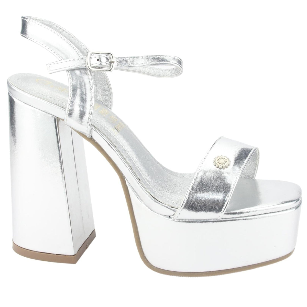 Sandalias Chalada Mujer Yaya-3 Plateado
