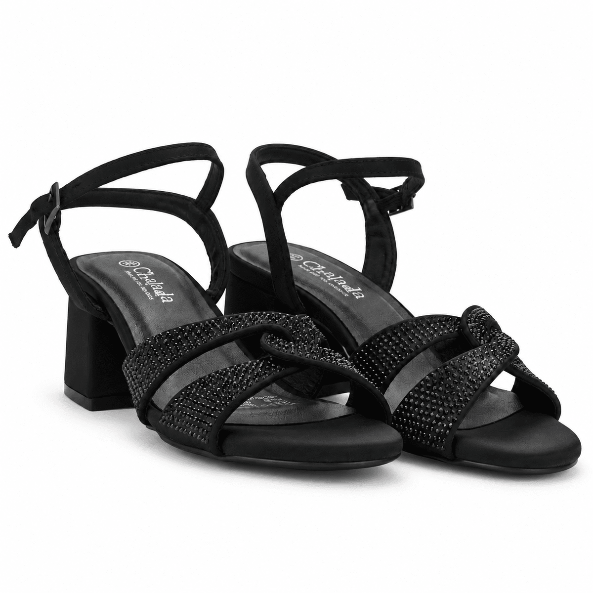 Sandalia Negro Mujer Casual Chalada Fira