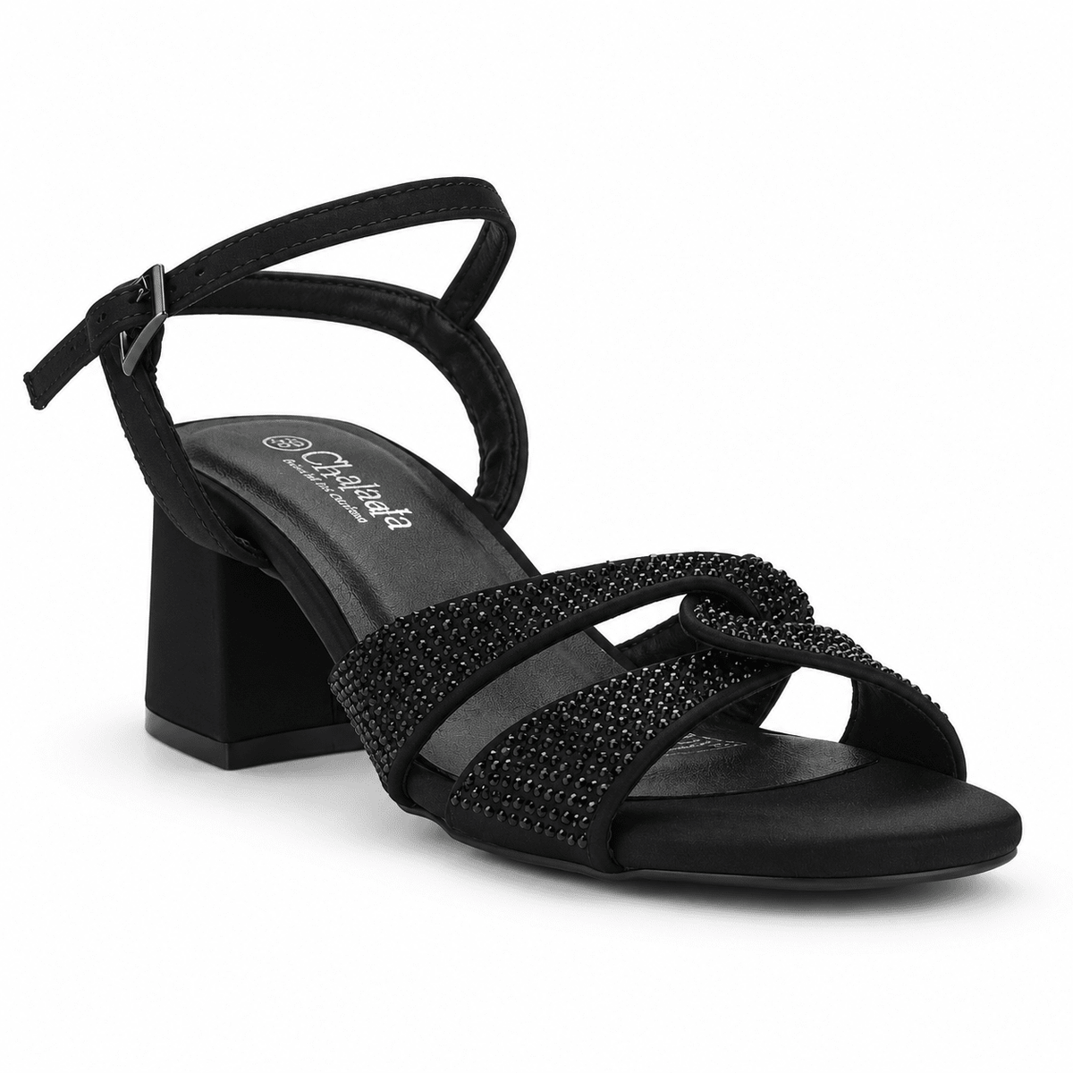 Sandalia Negro Mujer Casual Chalada Fira