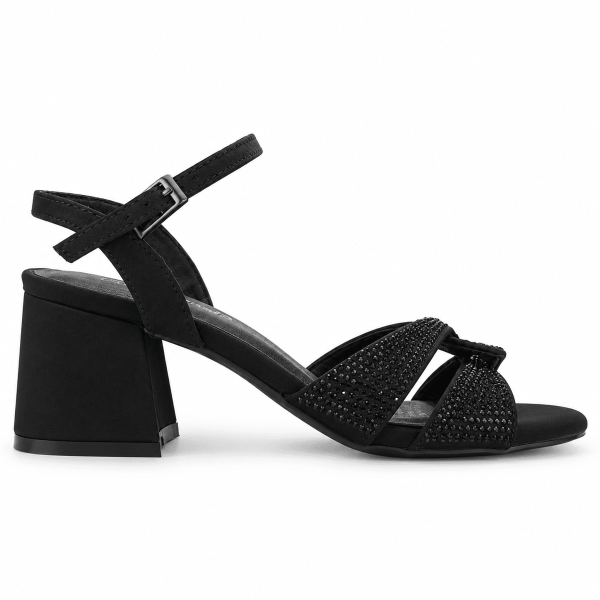 Sandalia Negro Mujer Casual Chalada Fira