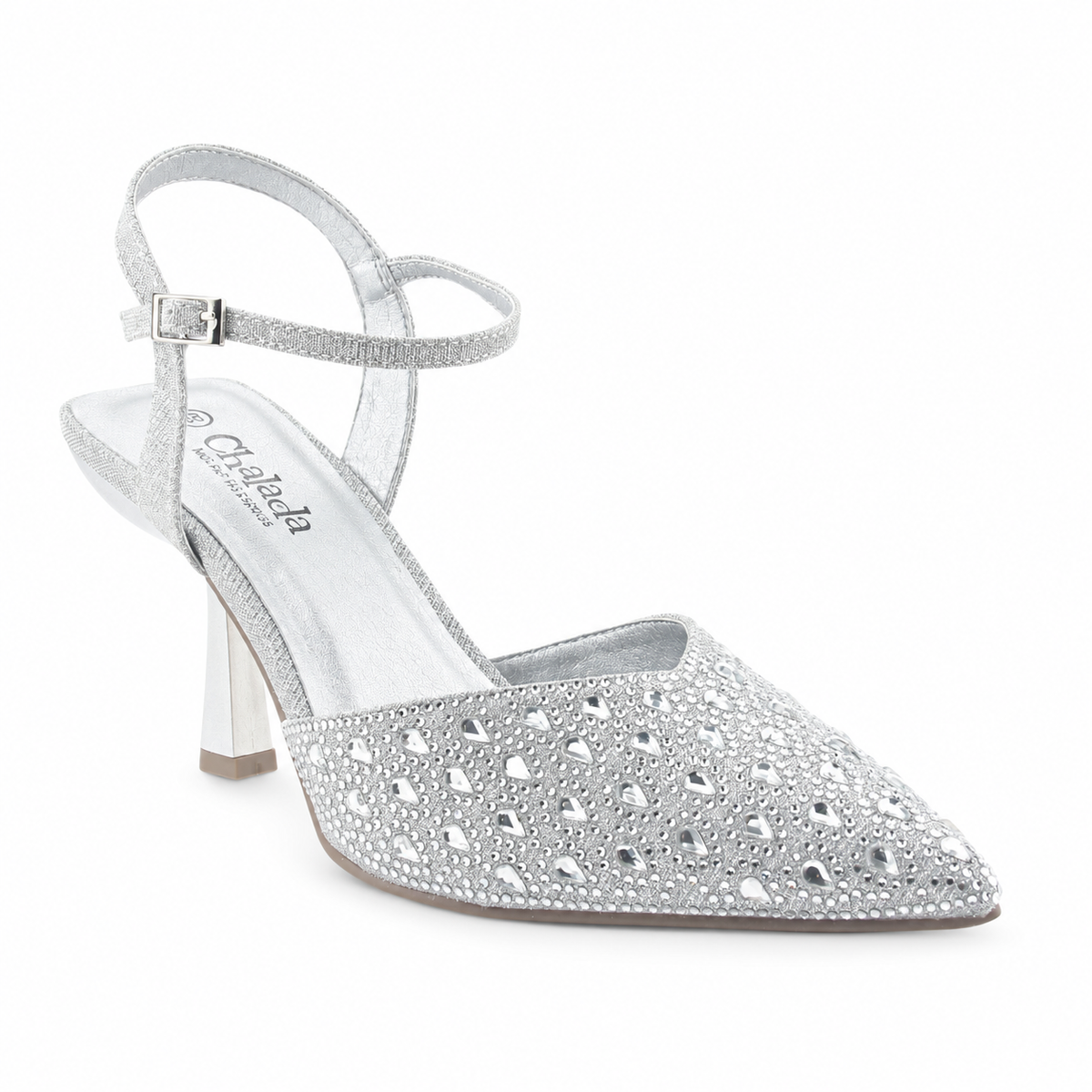 Zapato Chalada Mujer Rebi-1 Plateado Moda
