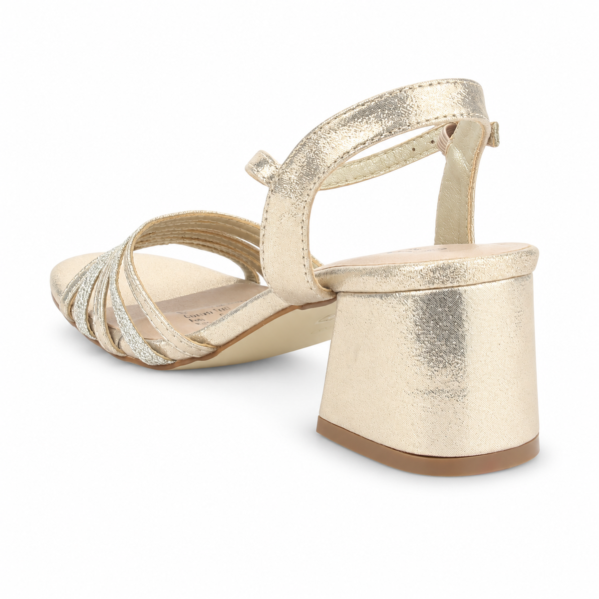 Sandalia Dorado Mujer Casual Chalada Fira