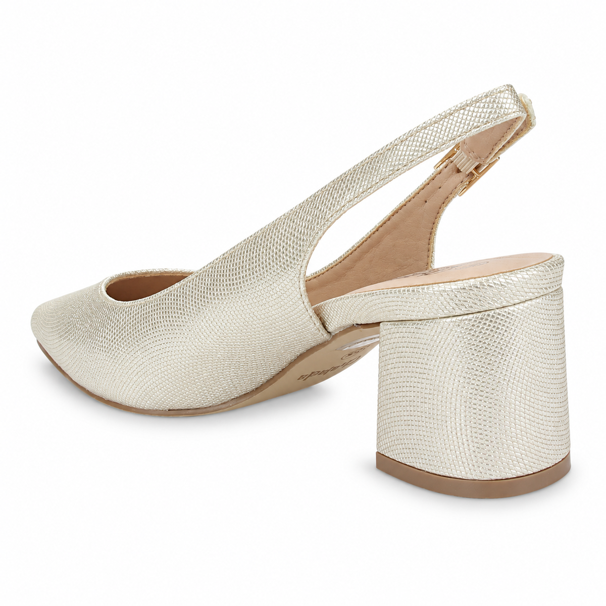 Zapato Chalada Mujer Faiza-1 Dorado Casual