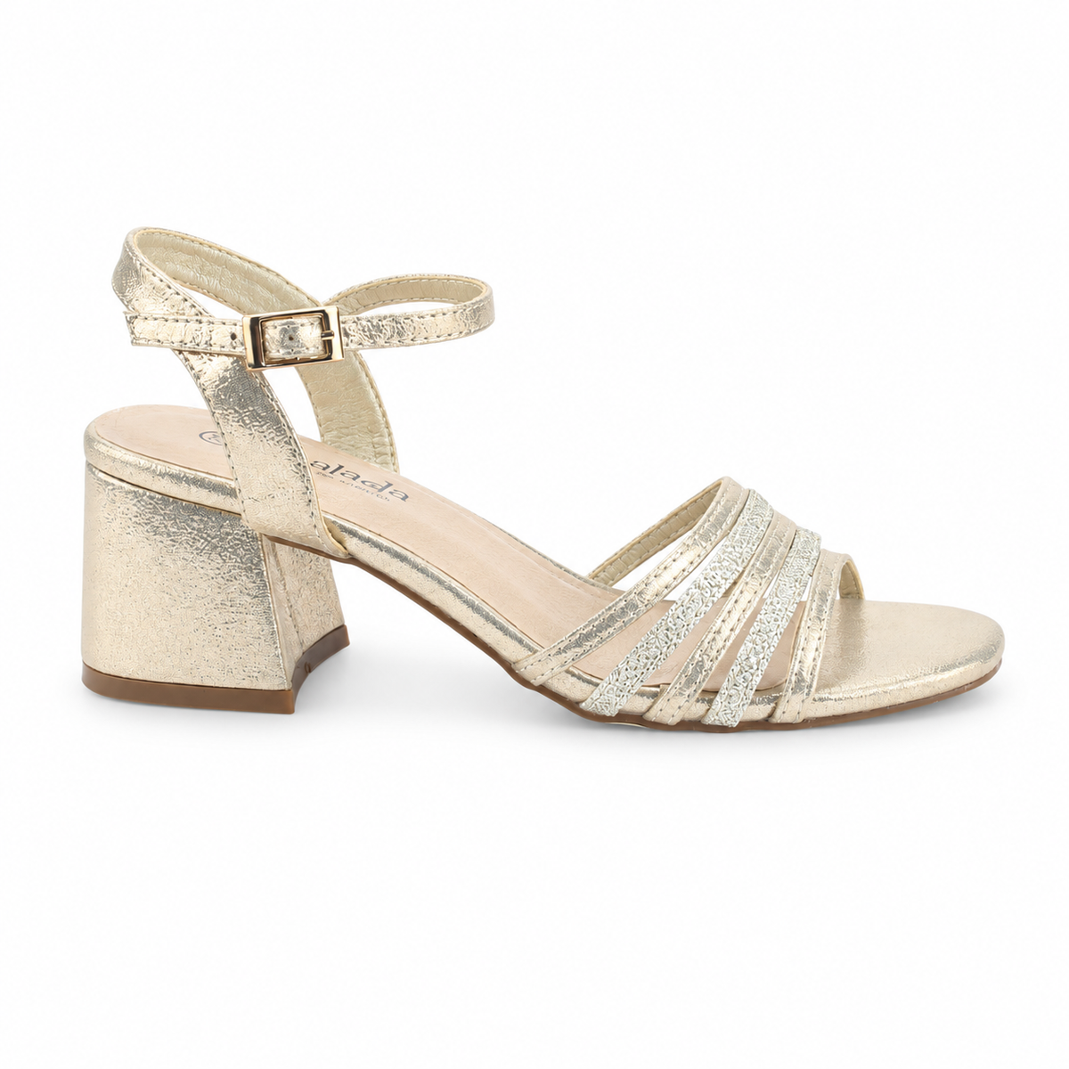 Sandalia Dorado Mujer Casual Chalada Fira
